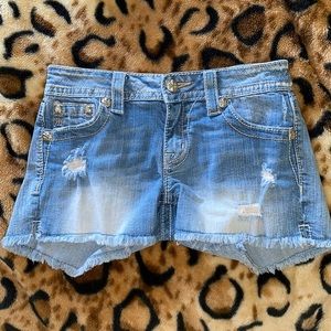 Miss me light denim shorts